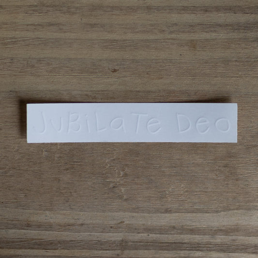 Sticker – Jubilate Deo