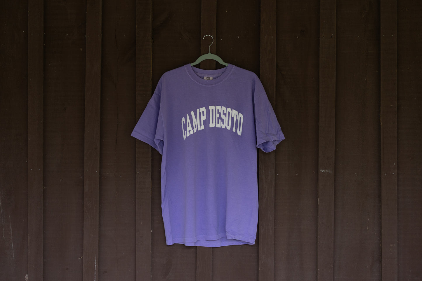 Block Letter Tee – Violet