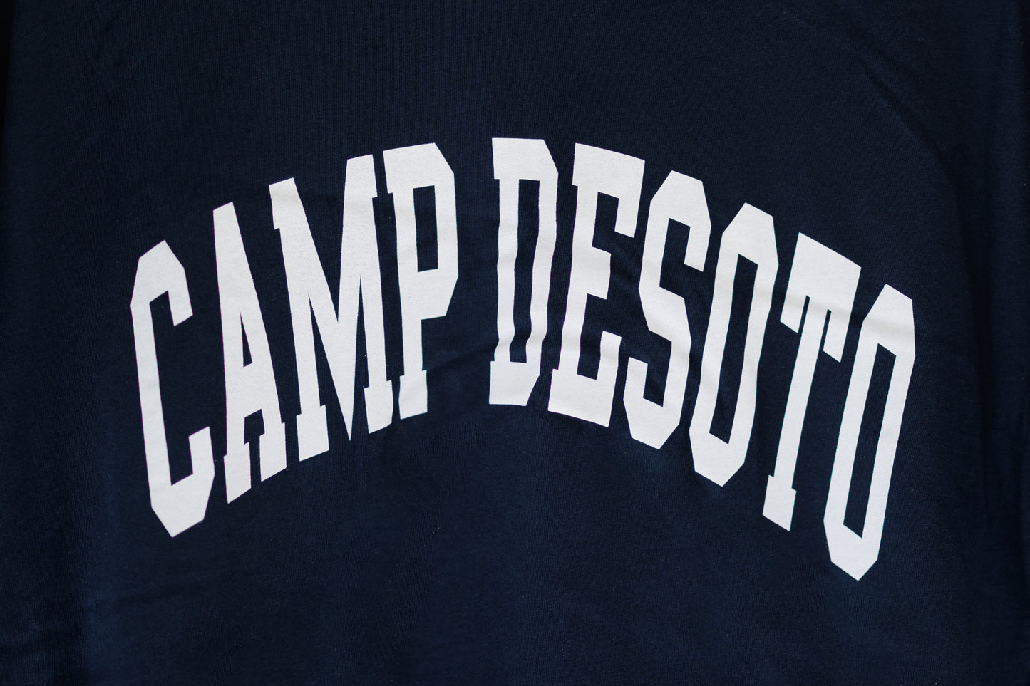 Block Letter Tee – Navy
