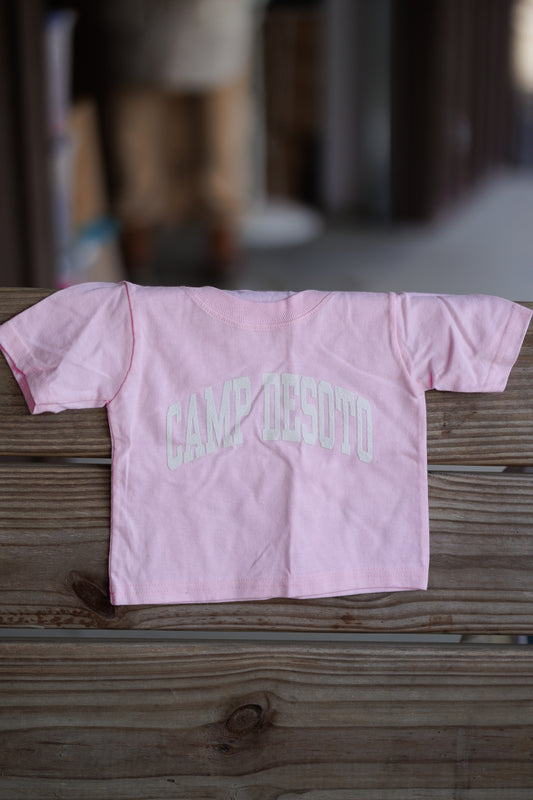 Toddler Block Letter Tee – Light Pink