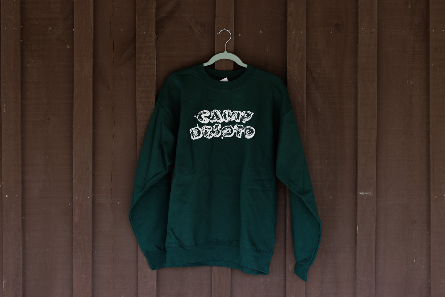 Log Letter Sweatshirt – Forest Green