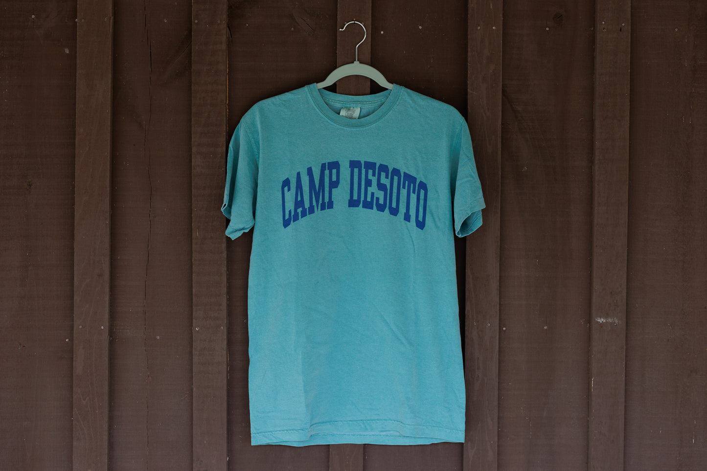 Block Letter Tee – Seafoam