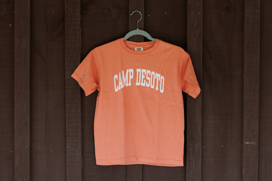 Block Letter Tee – Terracotta