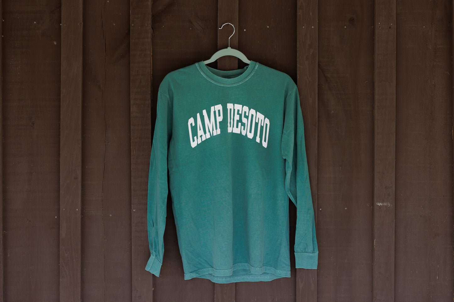 Block Letter Long Sleeve – Light Green