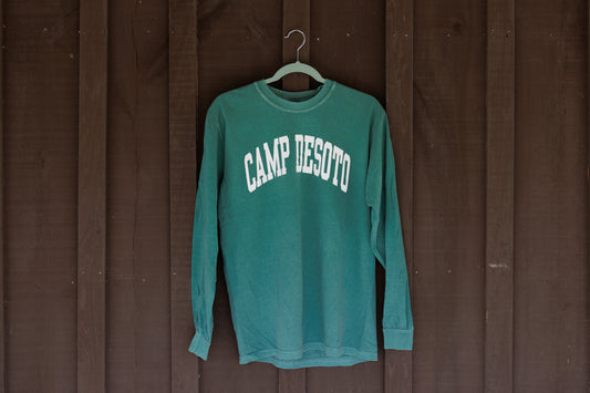 Block Letter Long Sleeve – Light Green