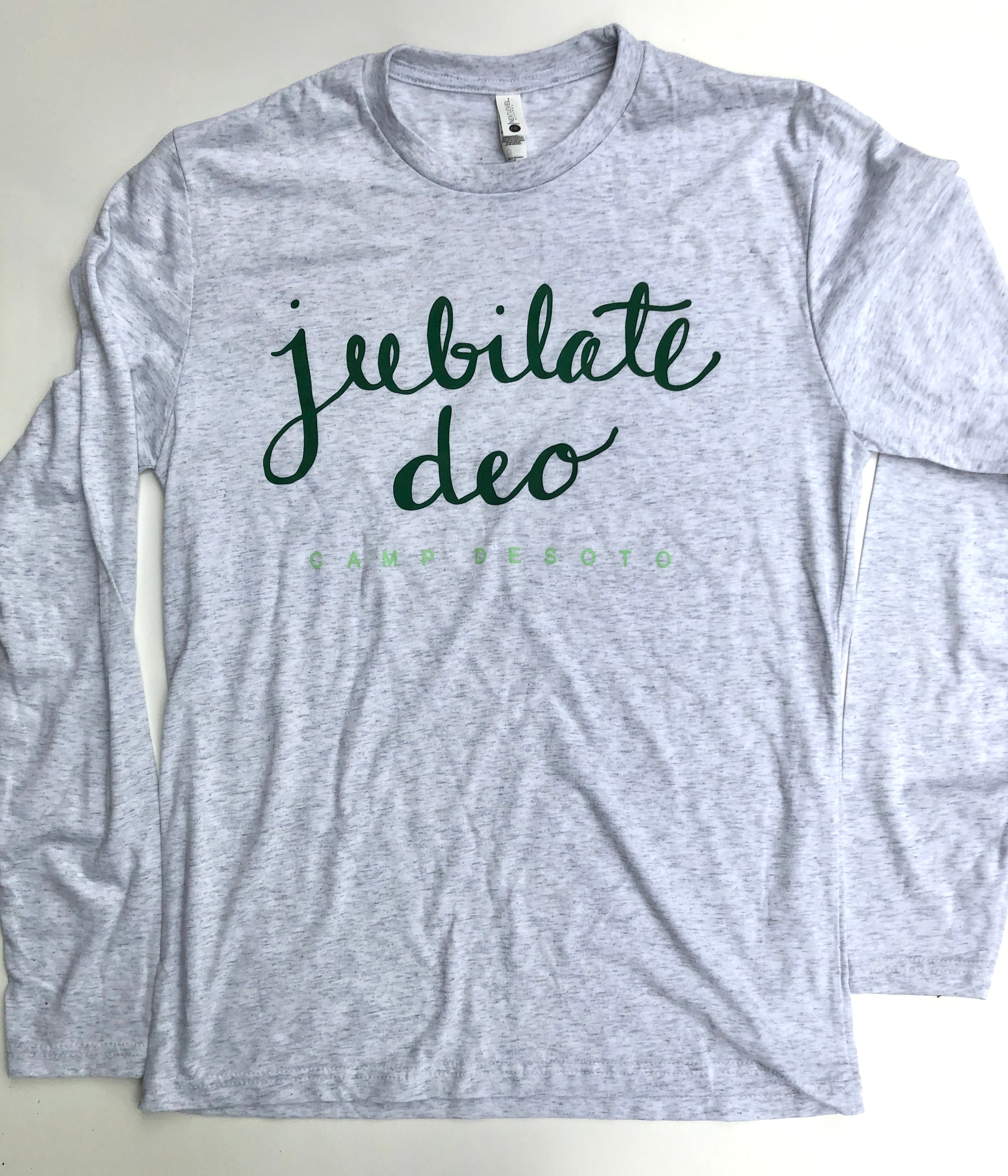 JUBILATE DEO Long Sleeve T-Shirt – Camp DeSoto Store